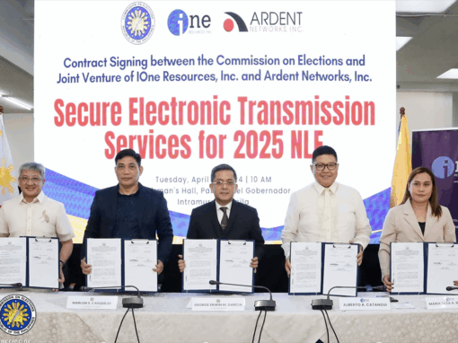 iOne–Ardent Joint Venture Awarded E-Transmission Contract for the 2025 Philippine Elections